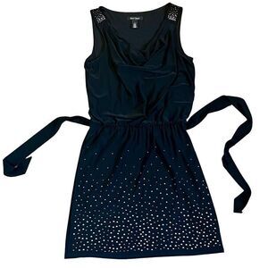 White House Black Market Sleeveless Studded Blouson Tank Dress Small